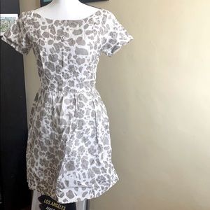 Gray spotted dress